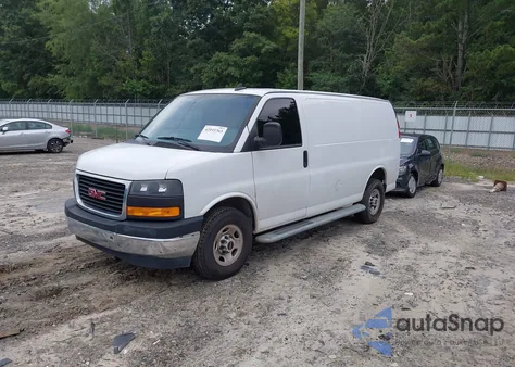 2022 GMC Savana Cargo Rwd 2500 Regular Wheelbase Work Van from USA, damaged, VIN 1GTW7AF71N1253829